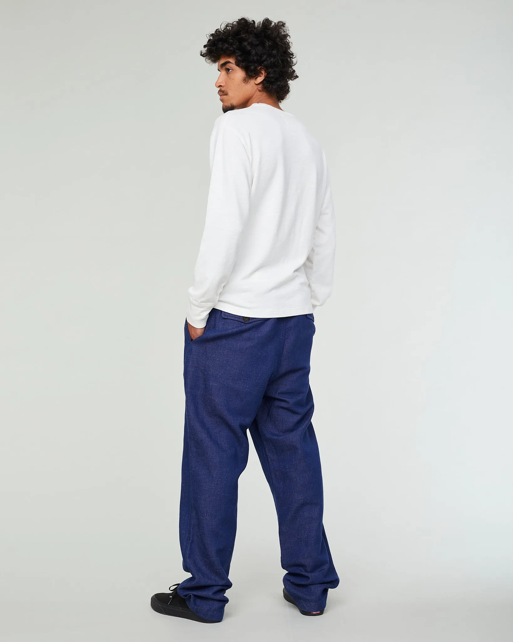 L/S Pocket T Military Jersey Natural