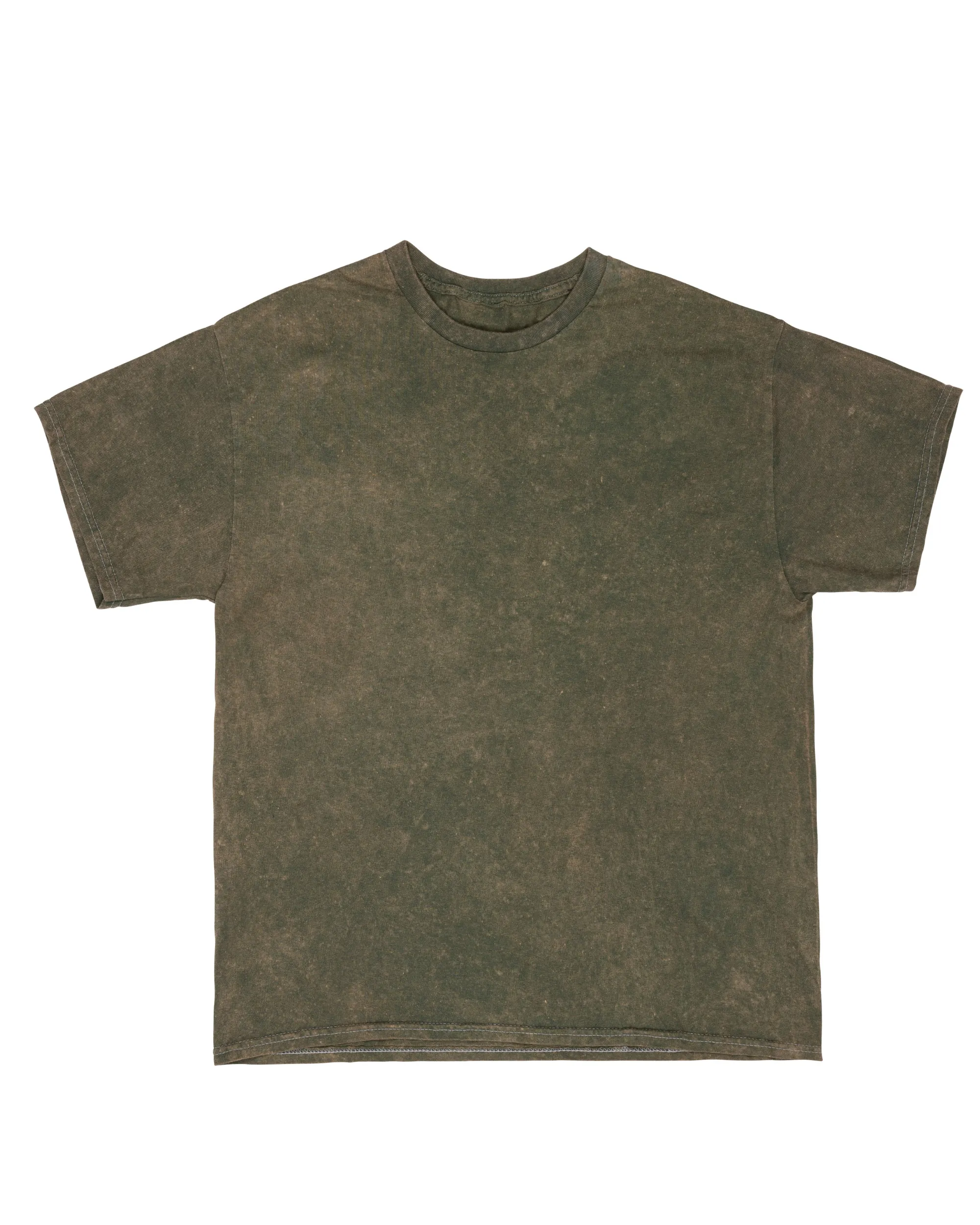 MAGIC RIVER BRANDED - Mineral Wash Tees - Kale