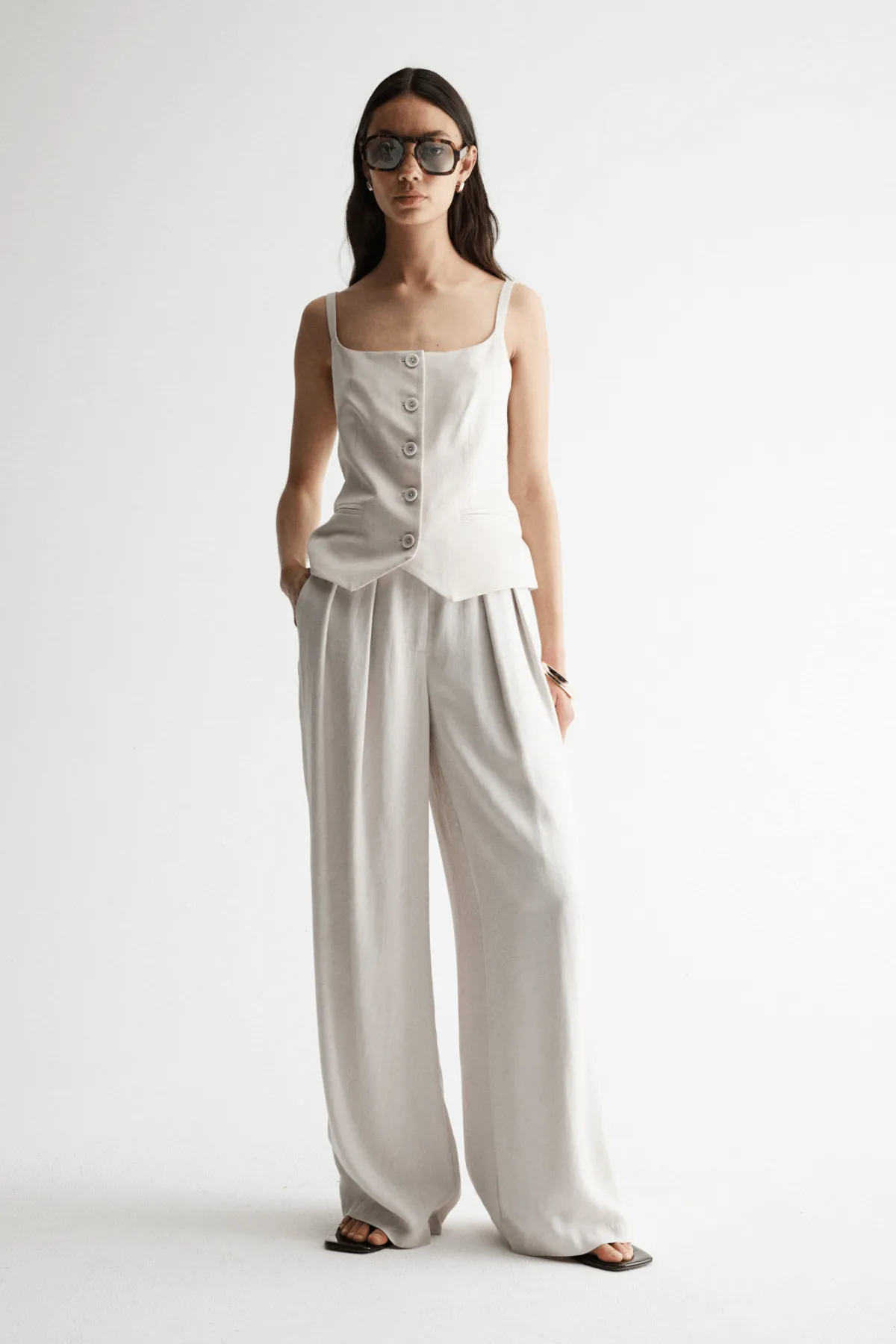 MALA VEST ECRU