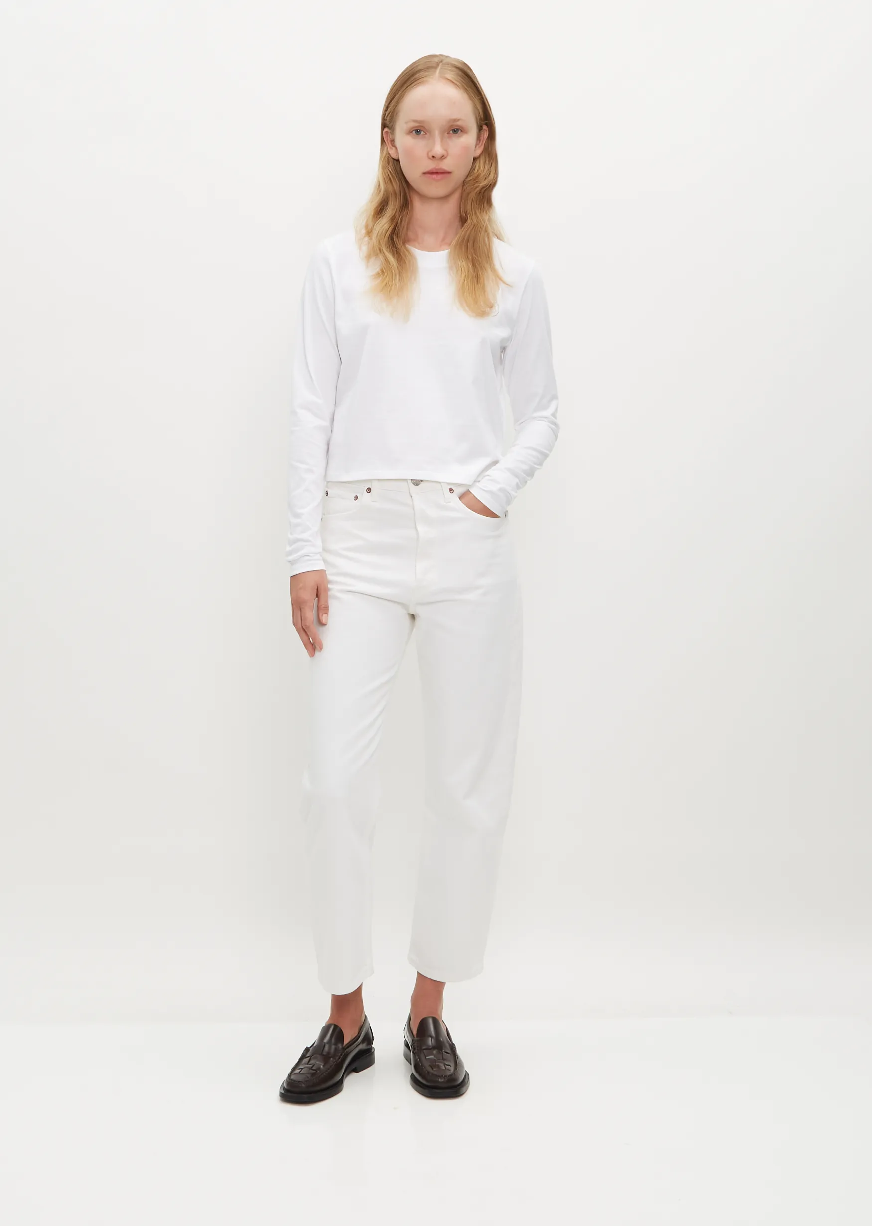 Masal Long Sleeve T-Shirt — White