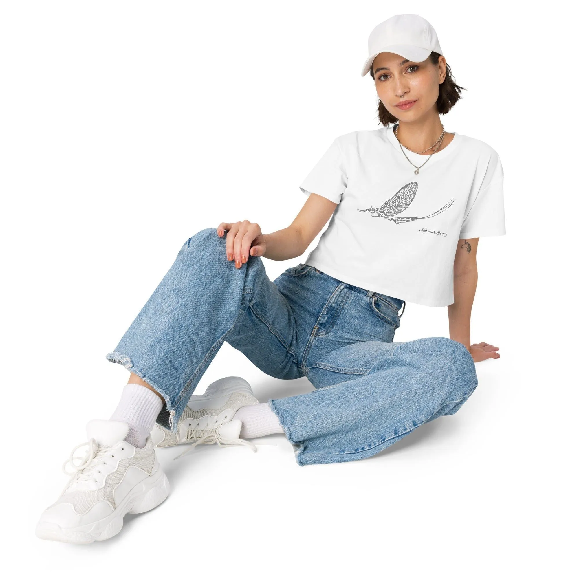 Mayfly Womens crop top