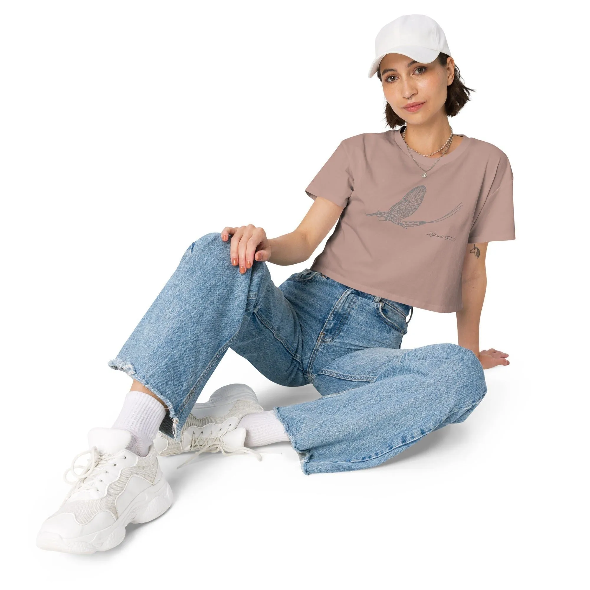 Mayfly Womens crop top