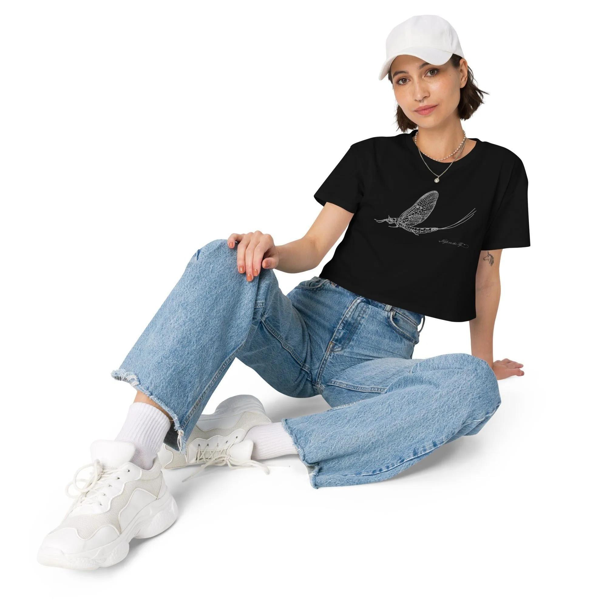 Mayfly Womens crop top