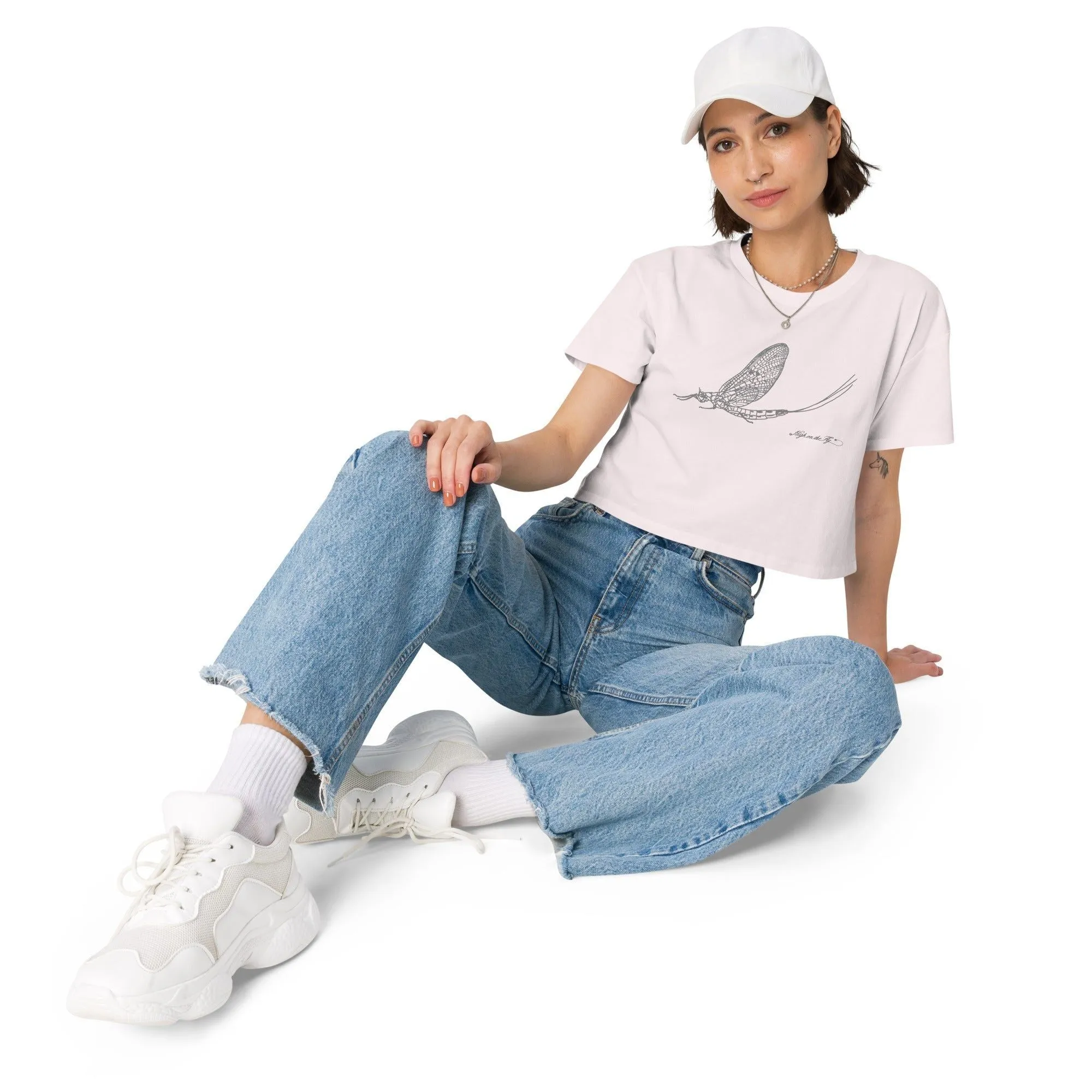 Mayfly Womens crop top