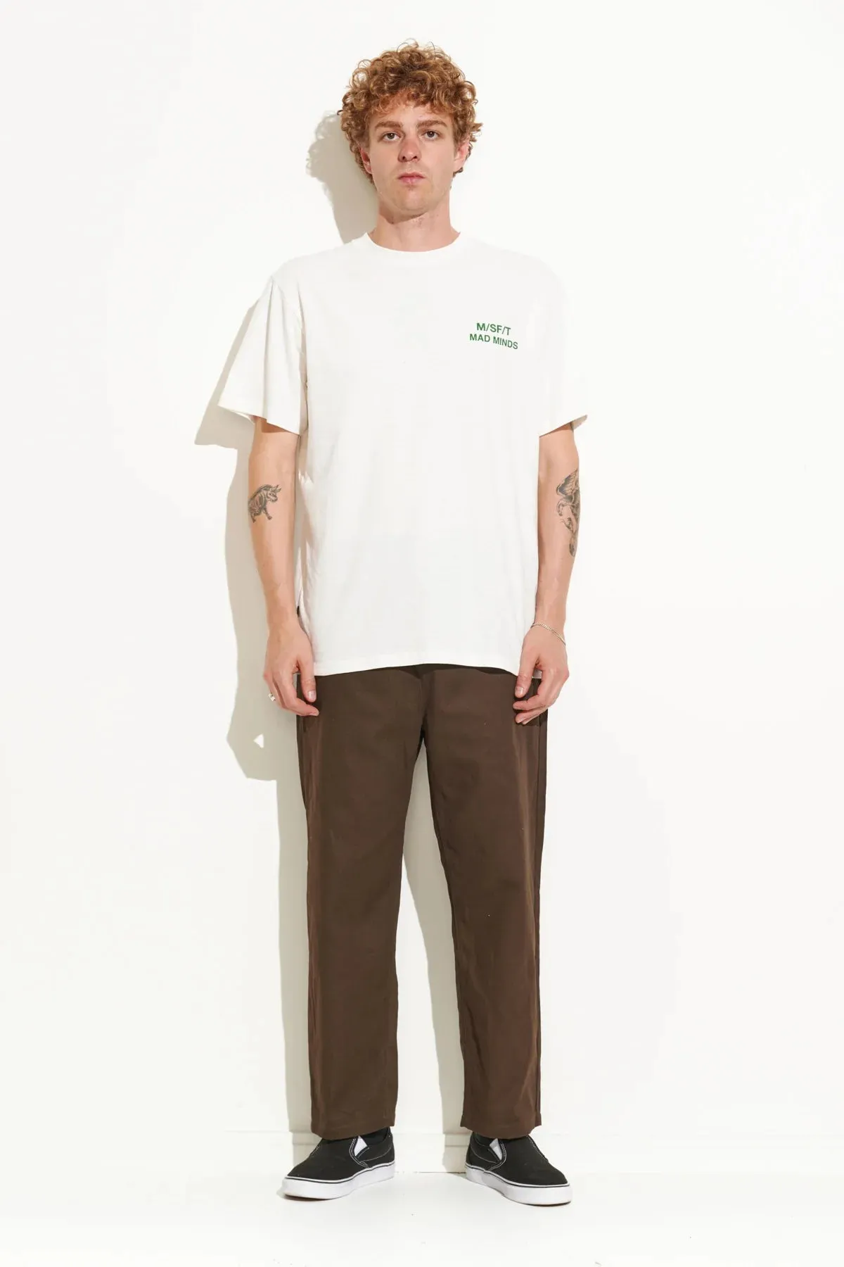 MISFIT ALL FOR NOTHING 50/50 TEE - WASHED WHITE