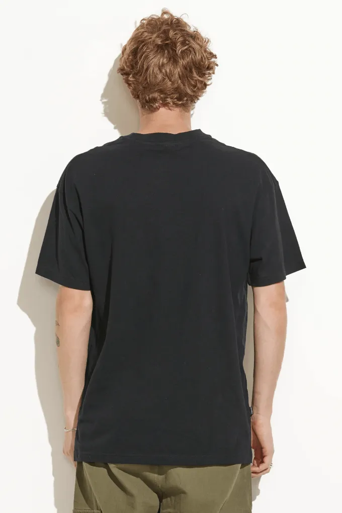 MISFIT COAL CELLAR 50/50 AAA SS TEE - PIGMENT BLACK