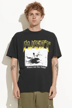 MISFIT COAL CELLAR 50/50 AAA SS TEE - PIGMENT BLACK