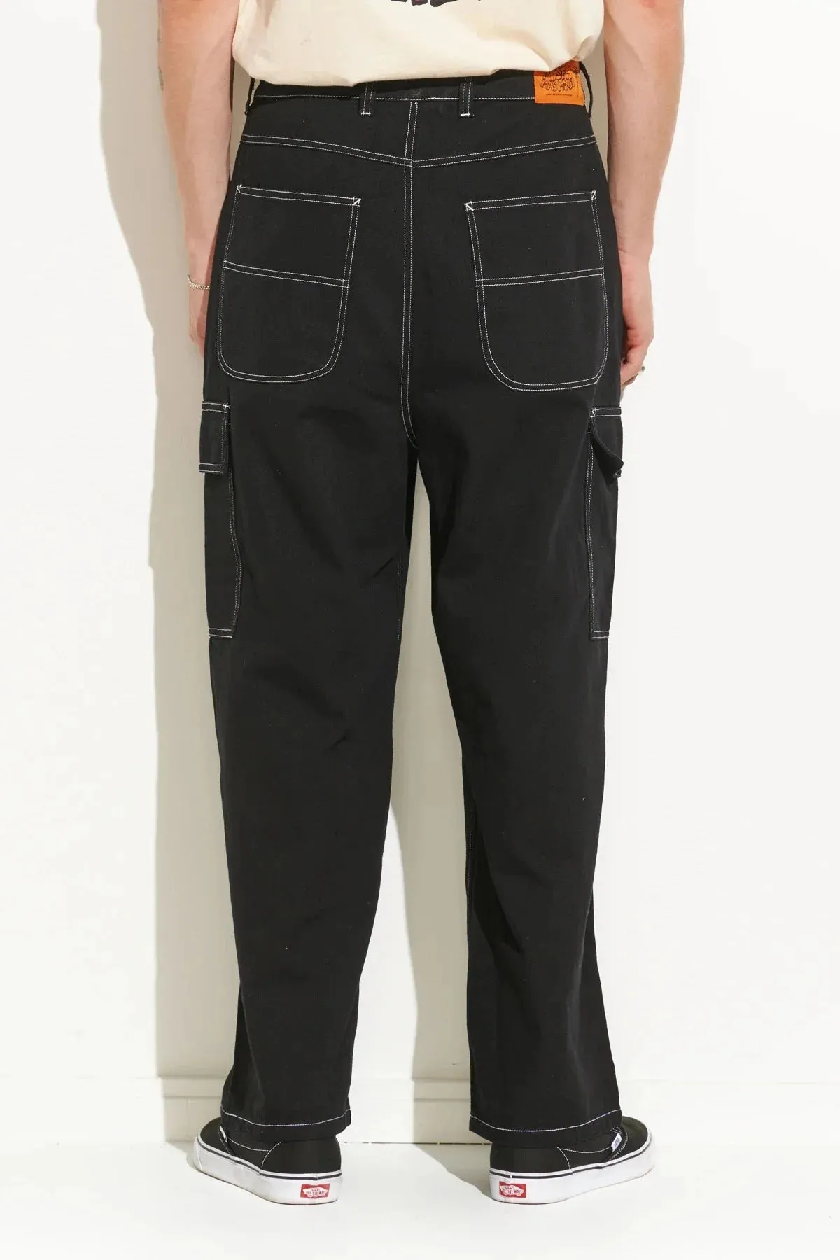 MISFIT EAST MASH PANT -  BLACK