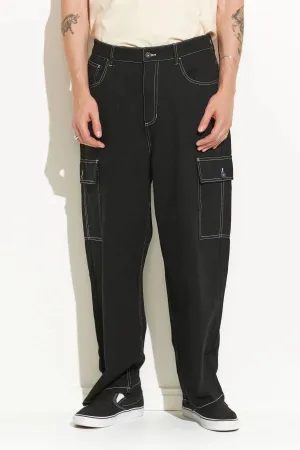 MISFIT EAST MASH PANT -  BLACK
