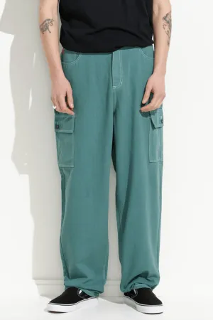 MISFIT EAST MASH PANT -  STORM GREEN