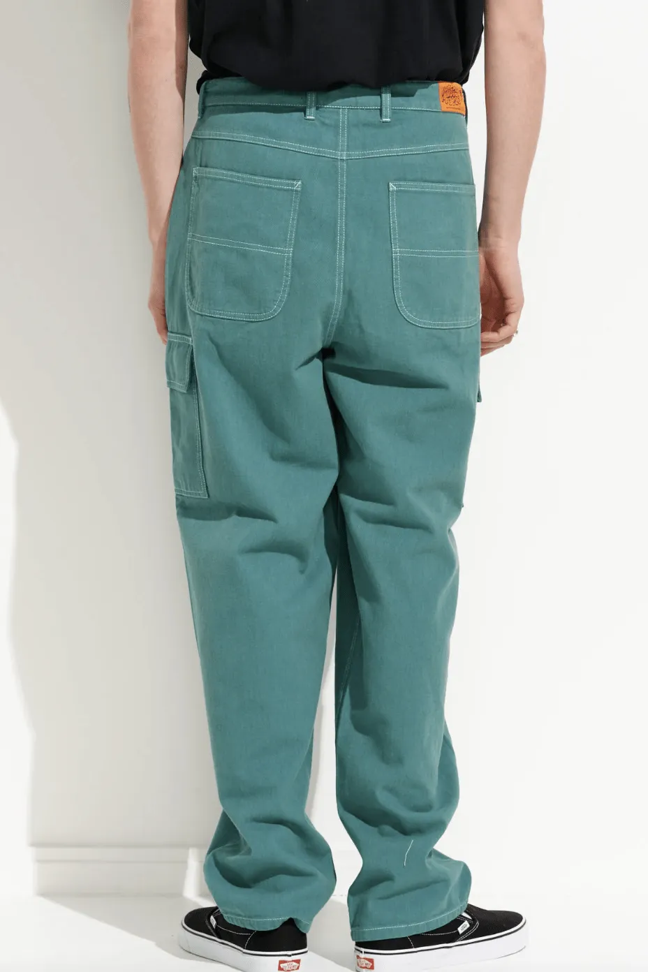 MISFIT EAST MASH PANT -  STORM GREEN