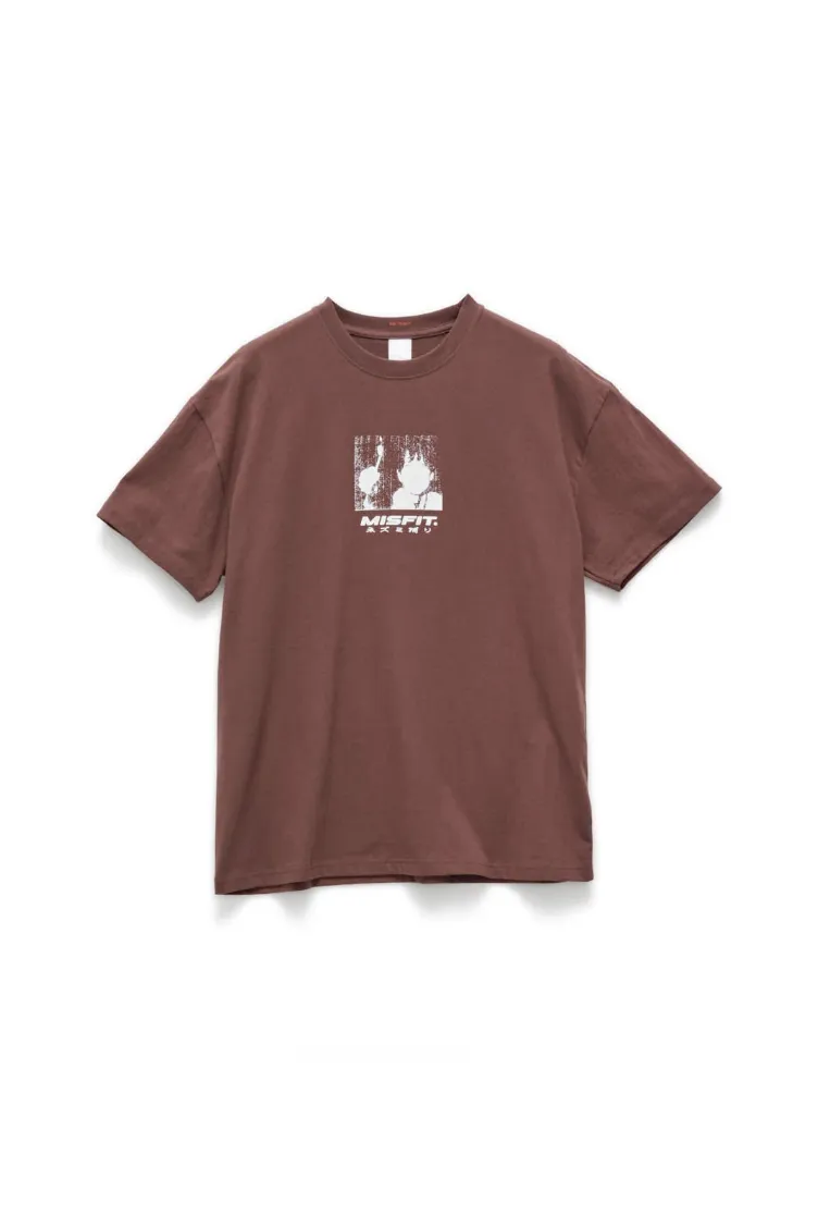 MISFIT FAN ME TEE - CHOCOLATE