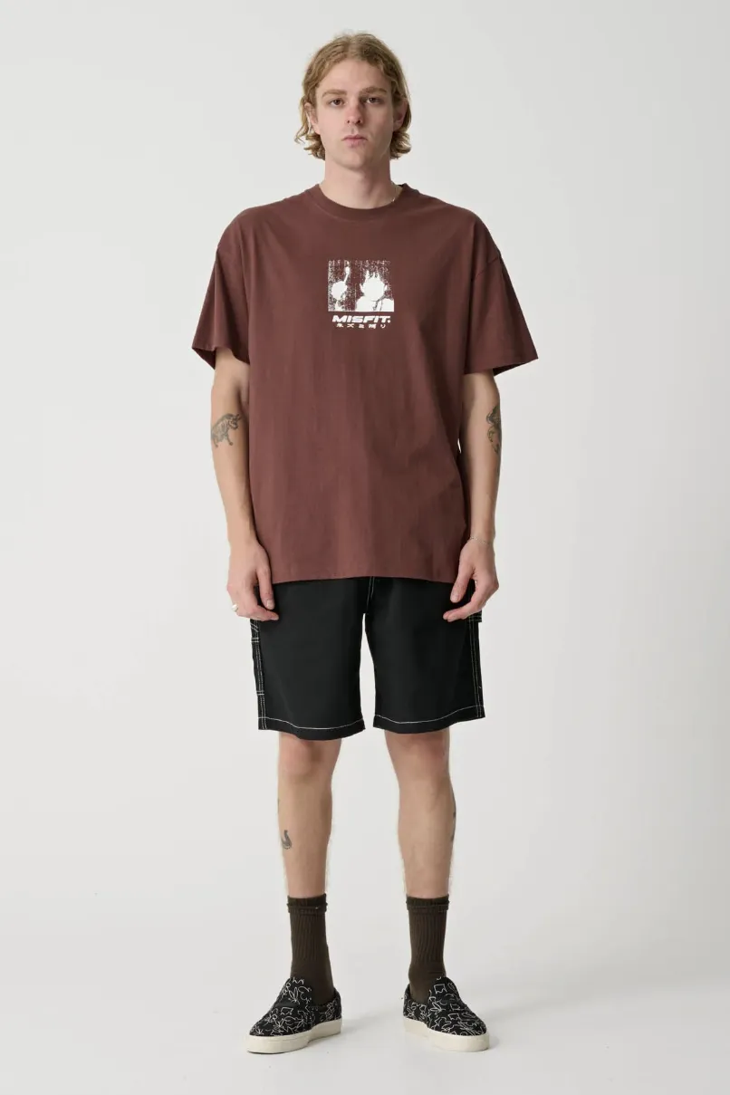 MISFIT FAN ME TEE - CHOCOLATE