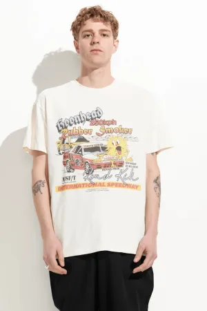 MISFIT HOONHEADS 50/50. TEE - PIGMENT THRIFT WHITE MISFIT HOONHEADS 50/50. TEE - PIGMENT THRIFT WHITE