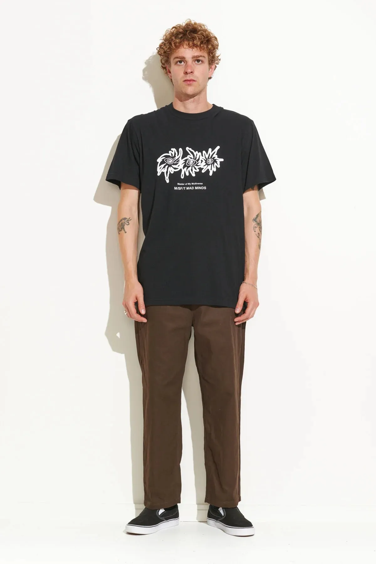MISFIT MASTERVERSE 50/50 REG TEE - BLACK
