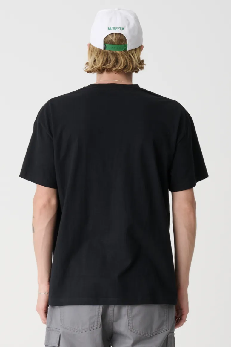 MISFIT PATRON SAINT 2 TEE - BLACK
