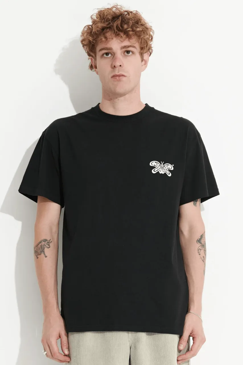 MISFIT SHAPES DILL PEPPERS 50-50 SS TEE - PIGMENT BLACK