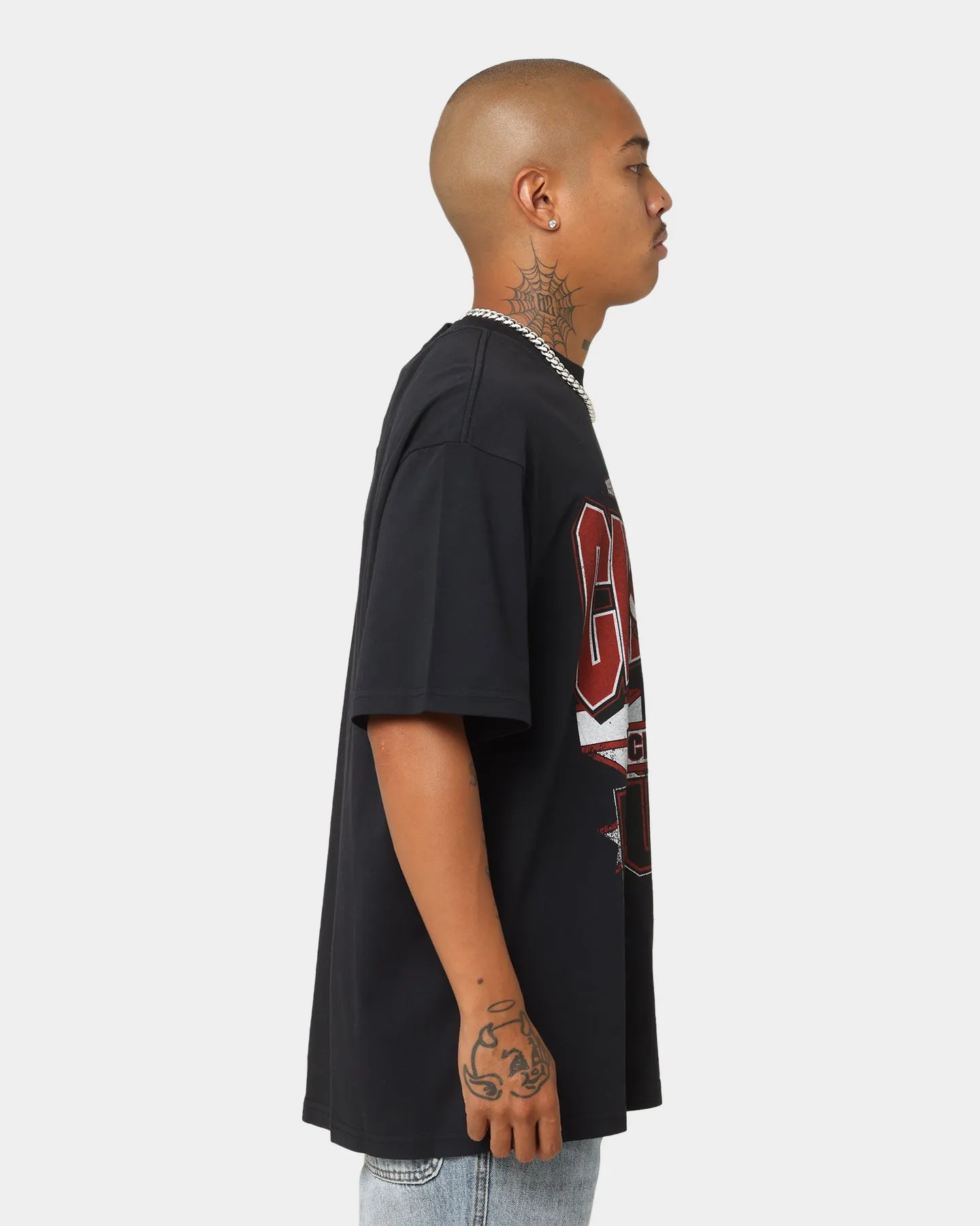 Mitchell & Ness Chicago Bulls Vintage Champs T-Shirt Faded Black