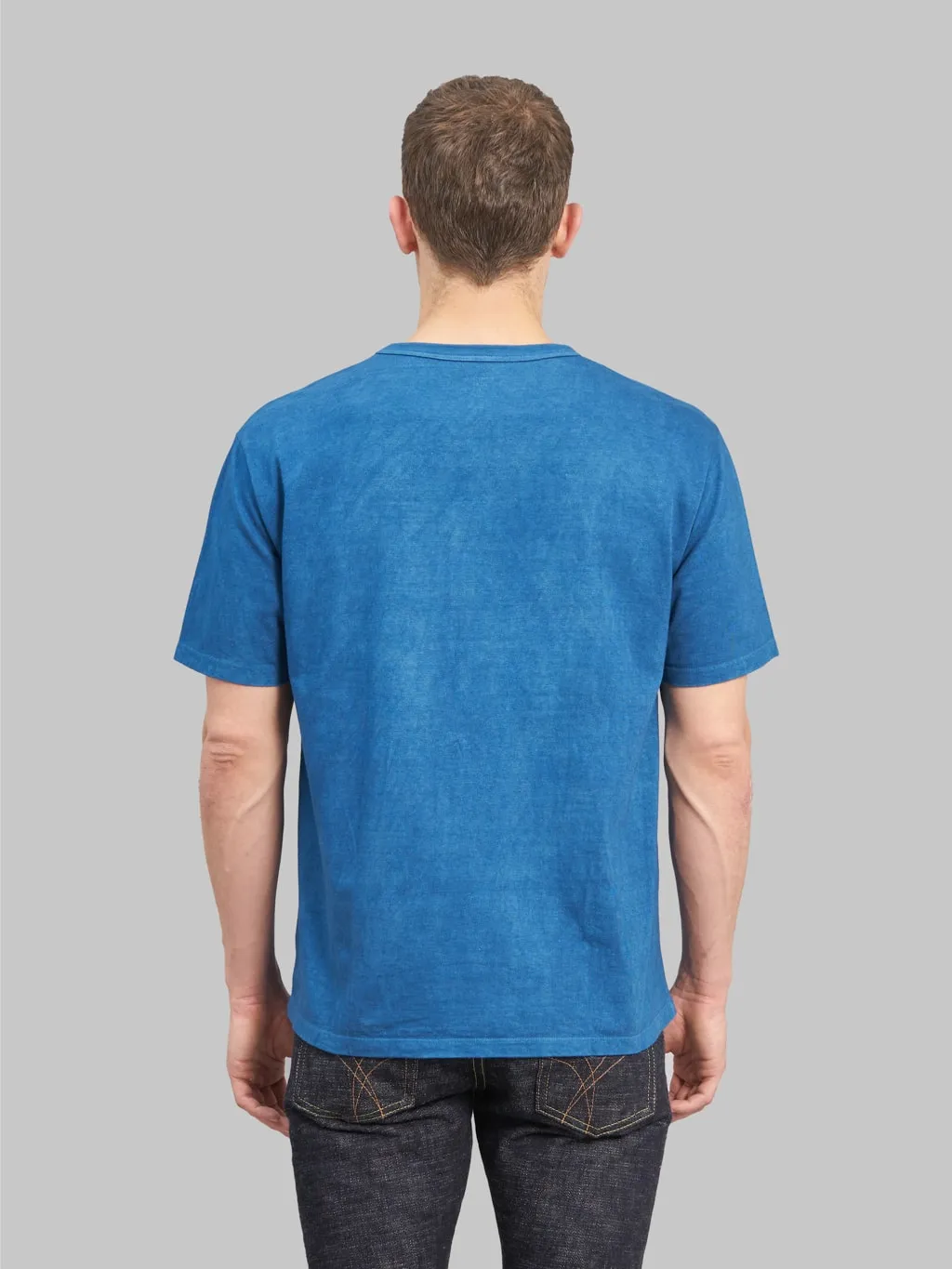 Momotaro MXTS1004 Natural Indigo Hand Dyed T-shirt