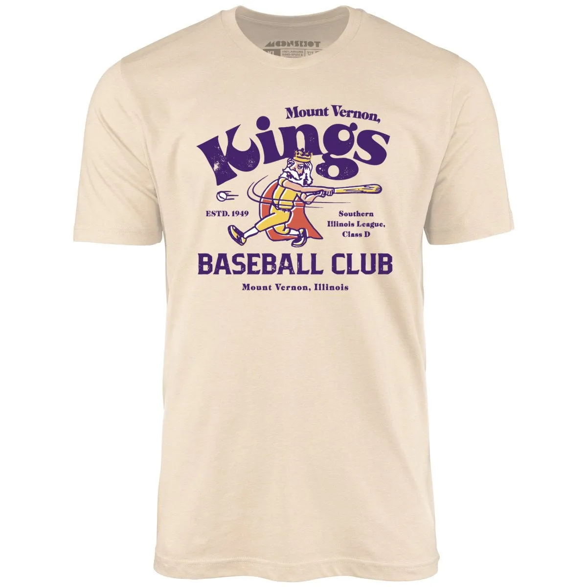 Mount Vernon Kings - Illinois - Vintage Defunct Baseball Teams - Unisex T-Shirt