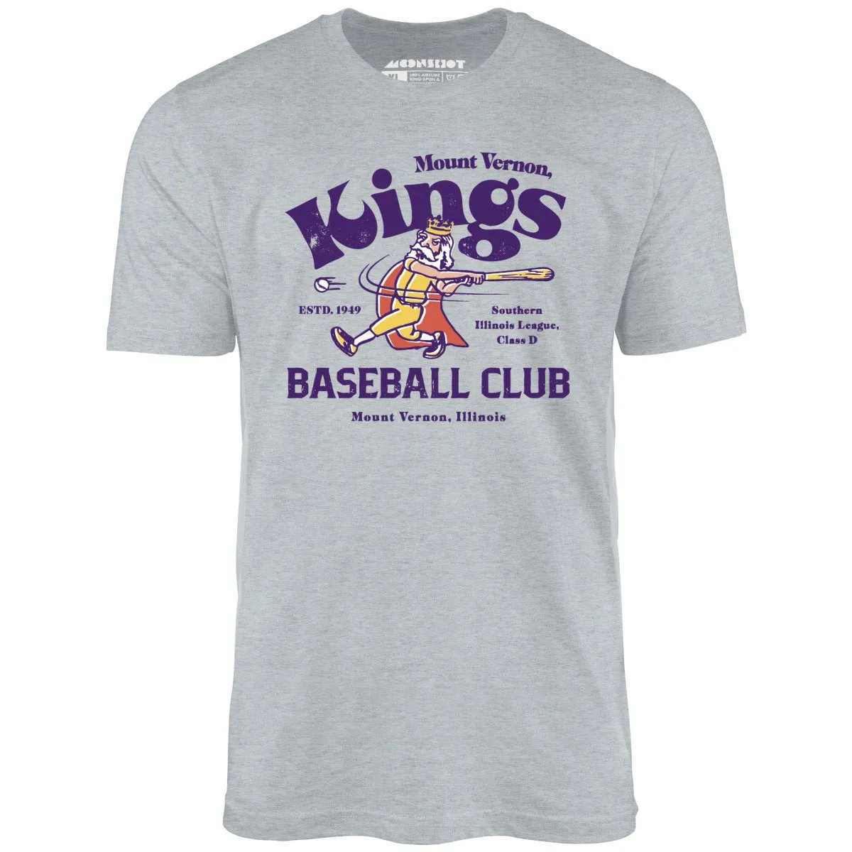 Mount Vernon Kings - Illinois - Vintage Defunct Baseball Teams - Unisex T-Shirt