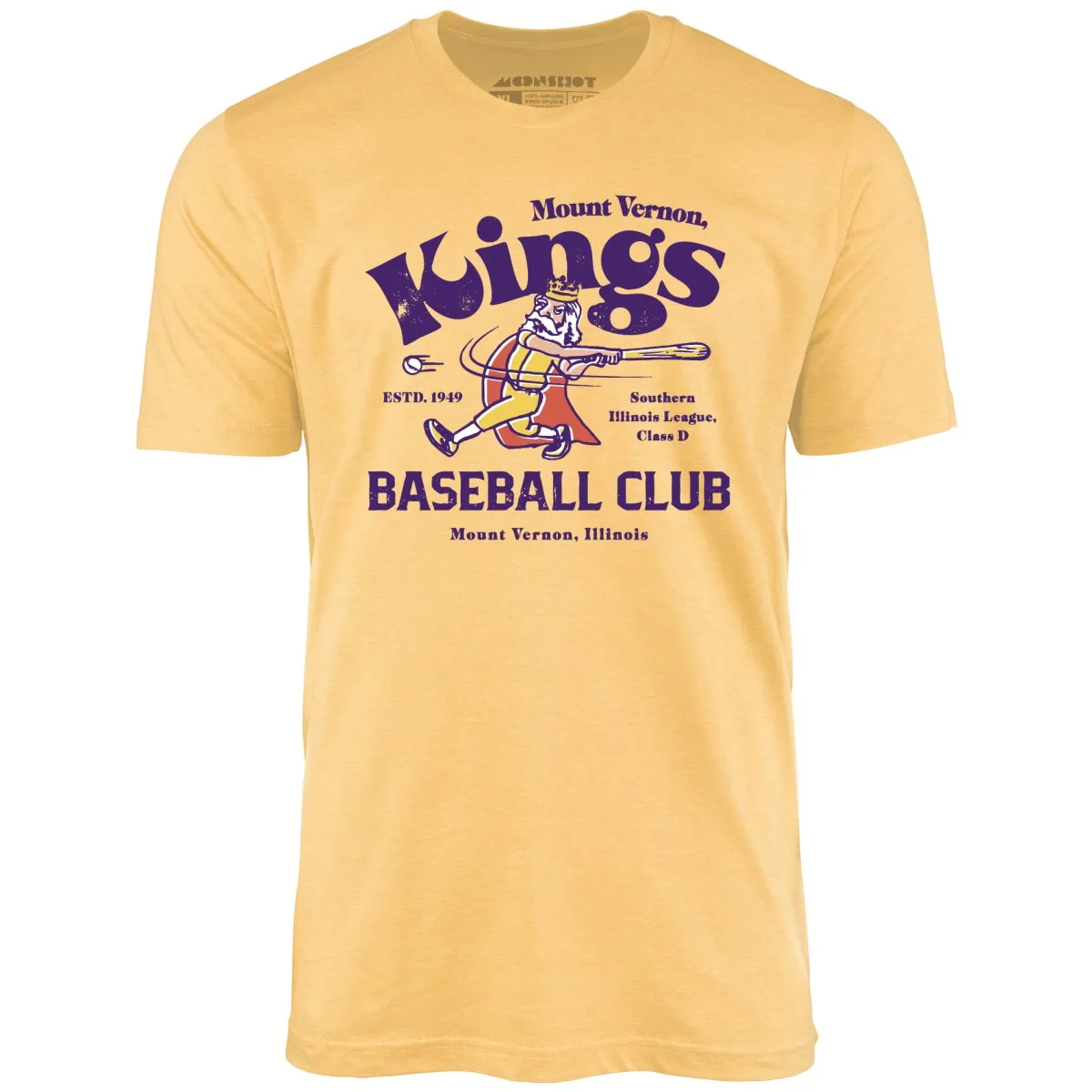 Mount Vernon Kings - Illinois - Vintage Defunct Baseball Teams - Unisex T-Shirt
