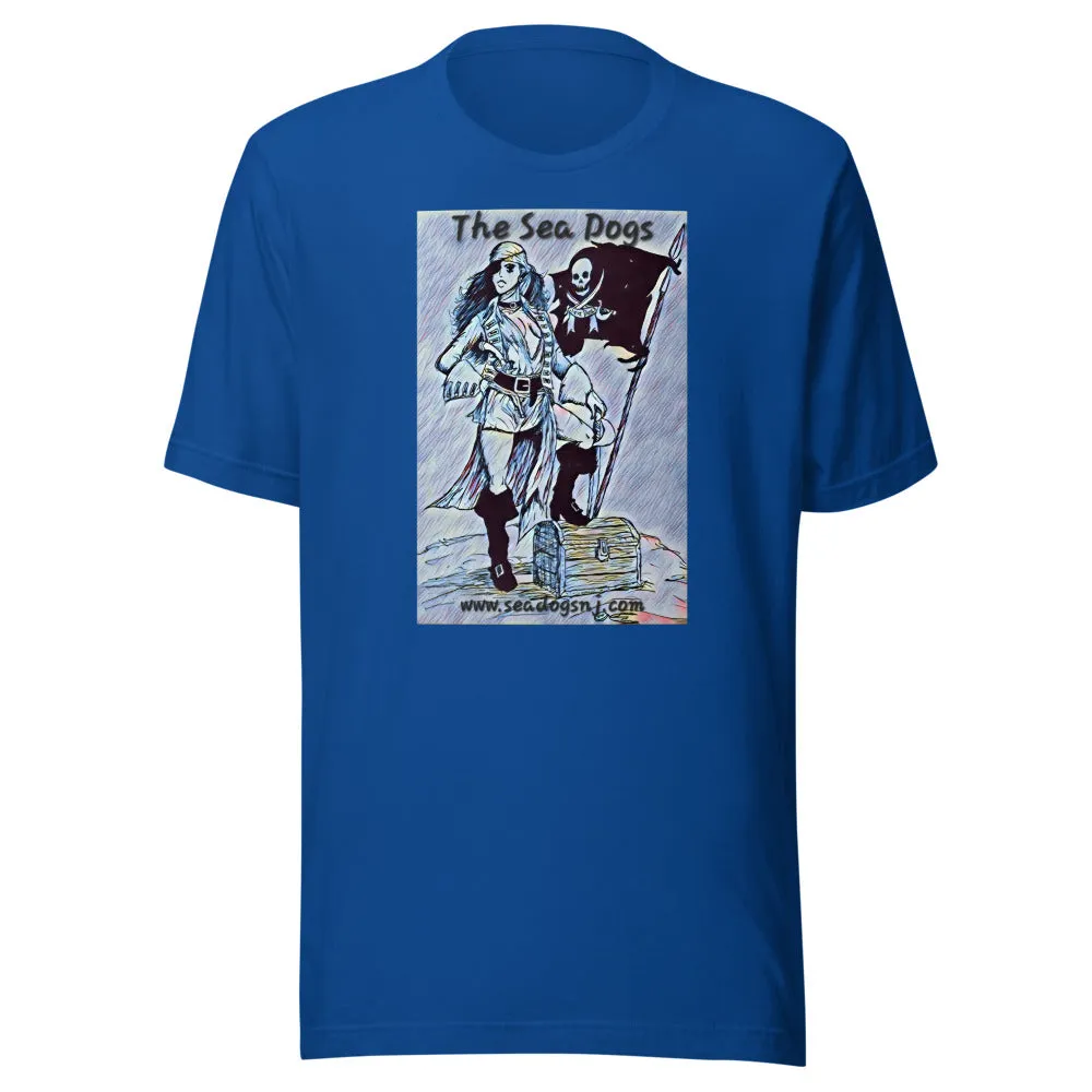 Pirate Girl - Blue - Staple T-Shirt