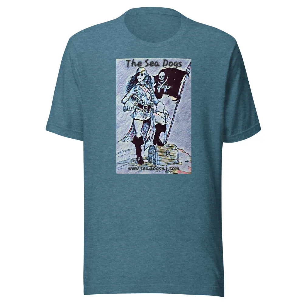 Pirate Girl - Blue - Staple T-Shirt