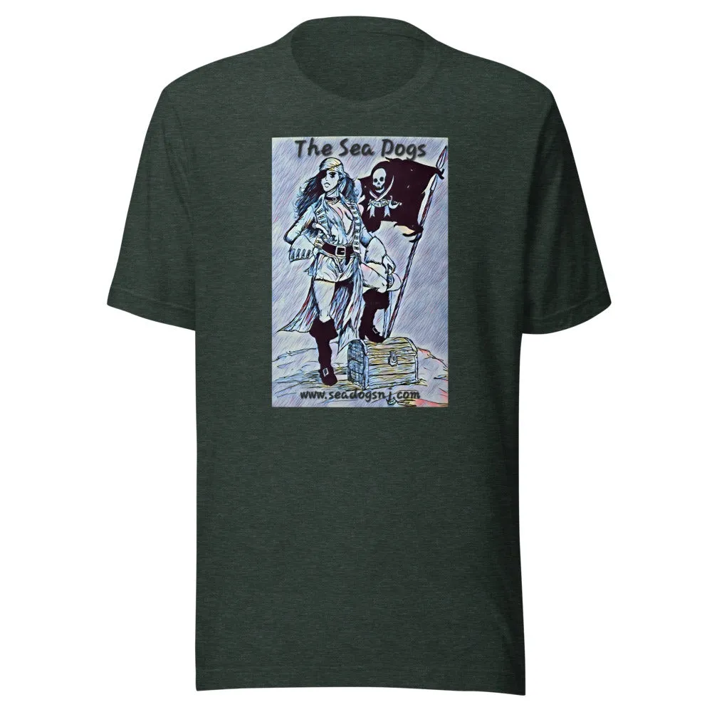 Pirate Girl - Blue - Staple T-Shirt