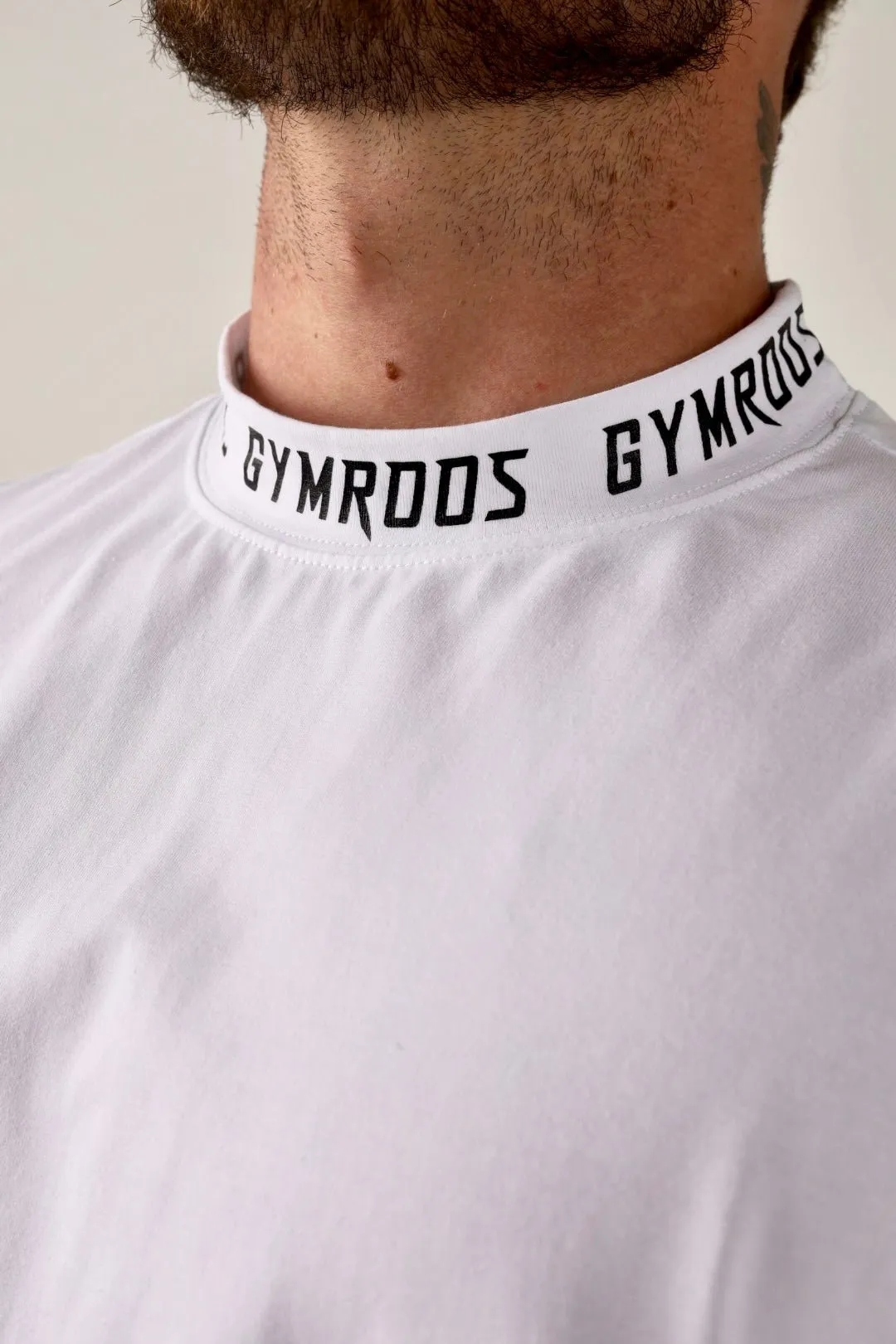 Premium Neck Tee - White