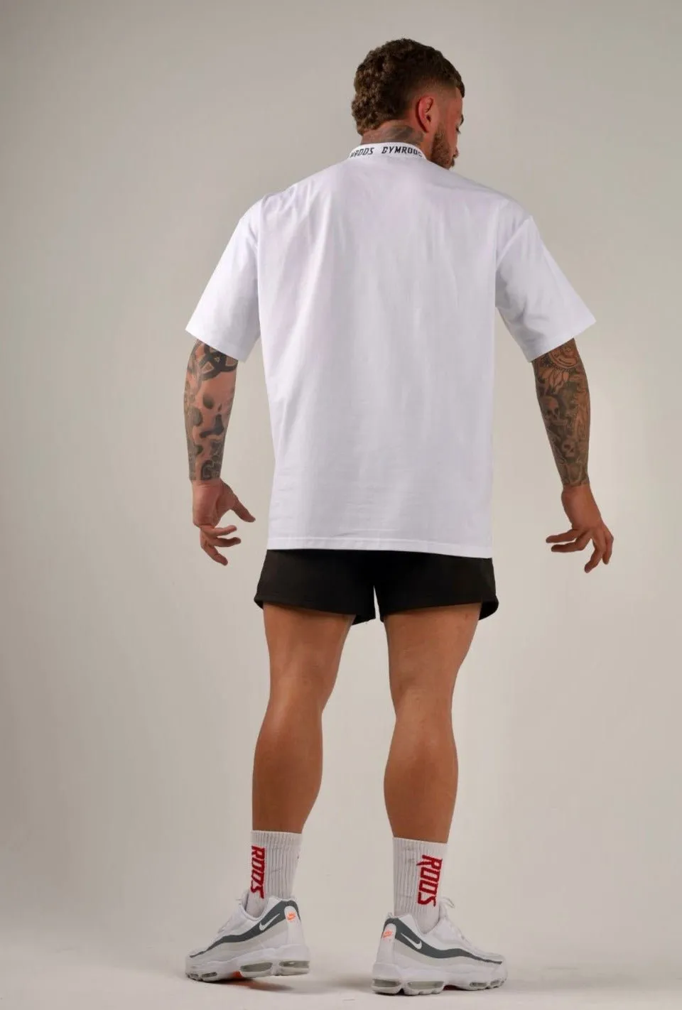 Premium Neck Tee - White