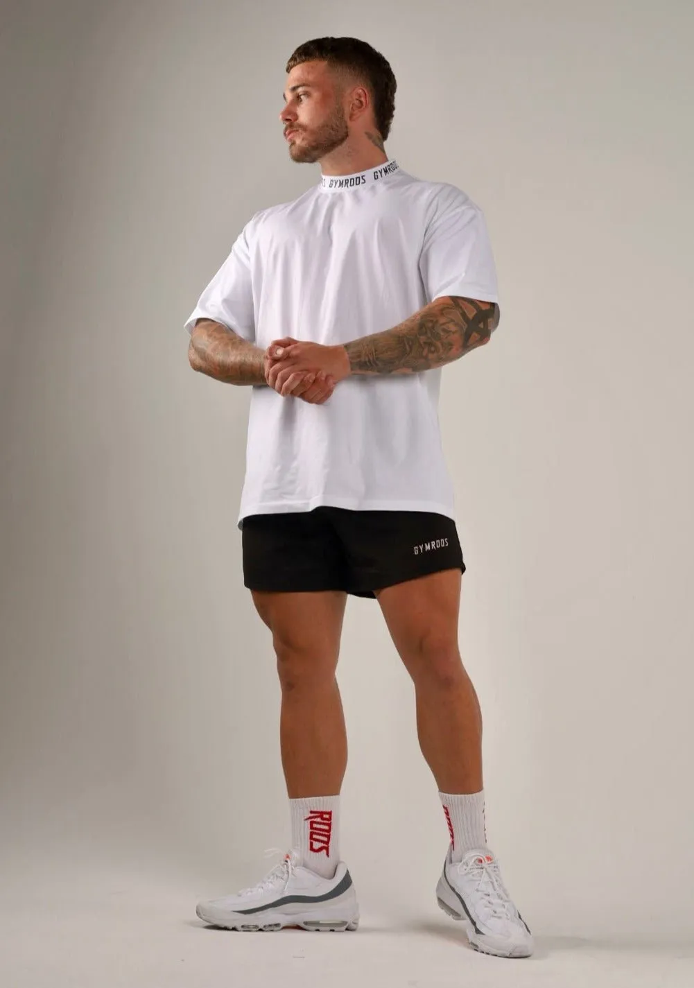 Premium Neck Tee - White
