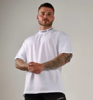 Premium Neck Tee - White
