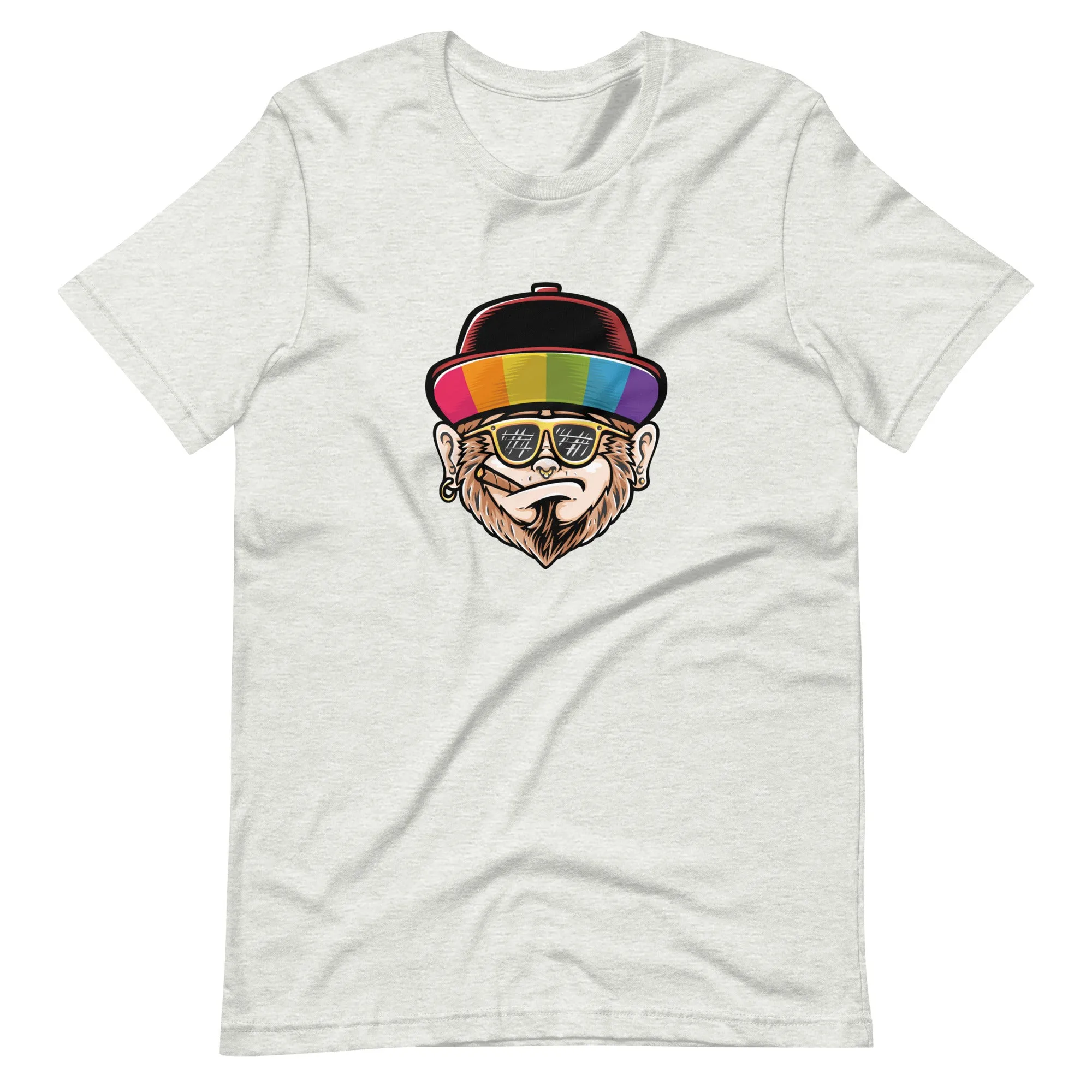 Rainbow Hat Monkey T-Shirt