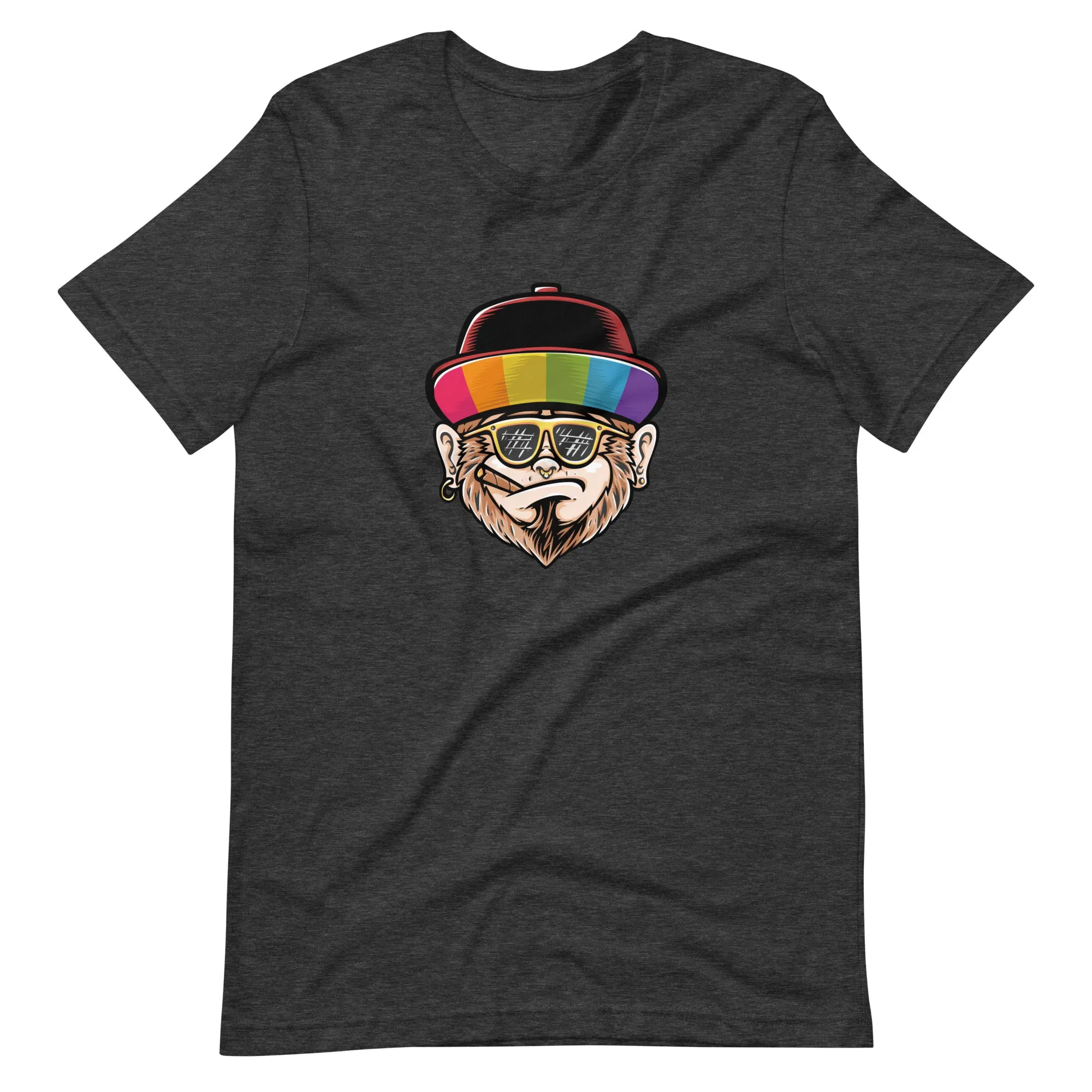 Rainbow Hat Monkey T-Shirt