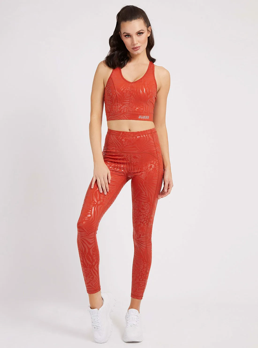 Red Deborah Active Bra