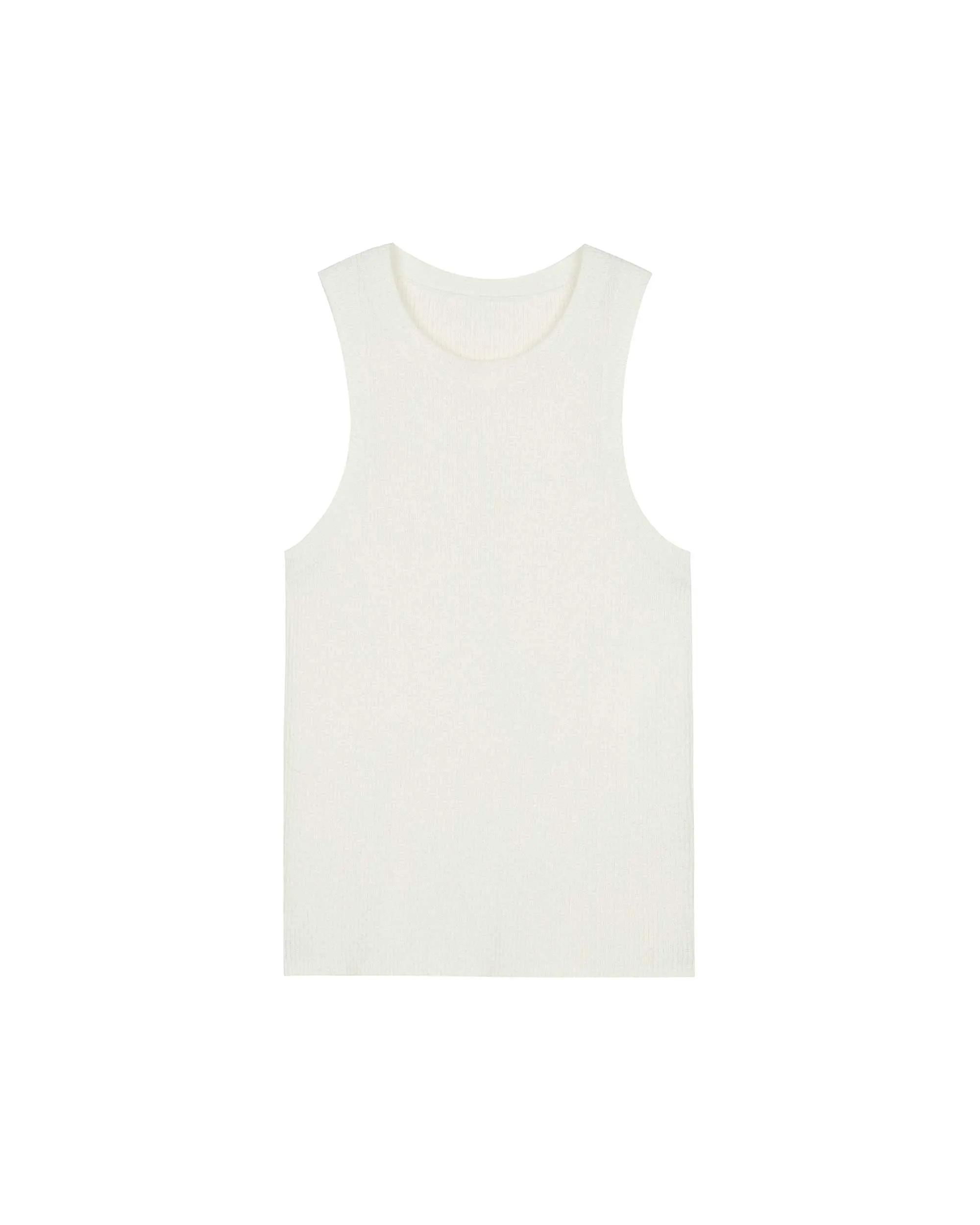 Ribbed Bouclé Tank