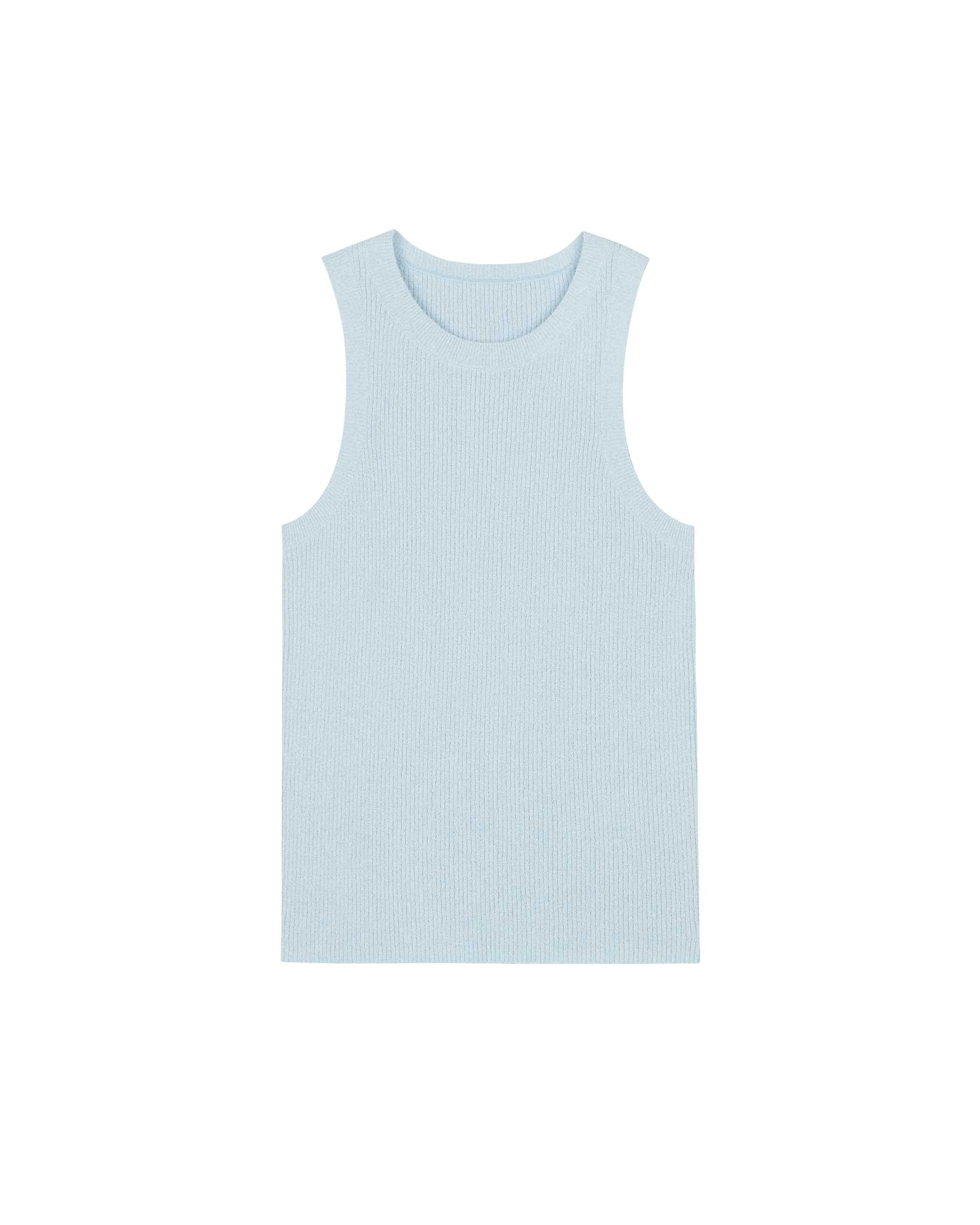 Ribbed Bouclé Tank