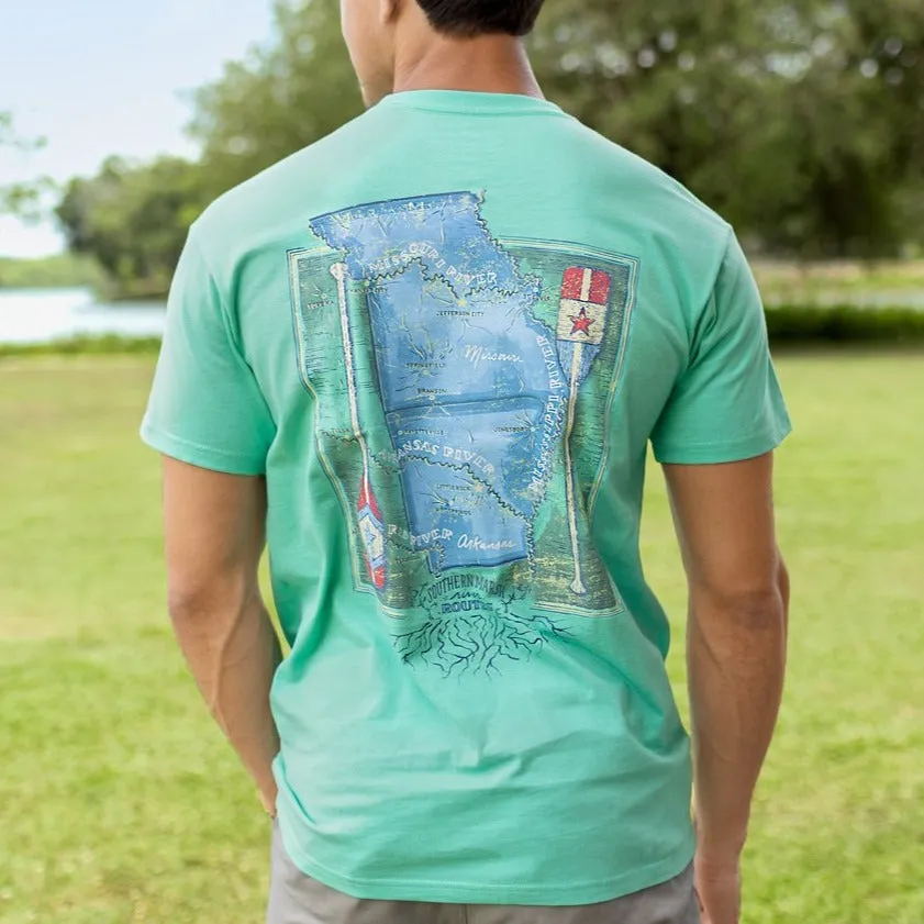 River Route Collection Tee - Arkansas & Missouri