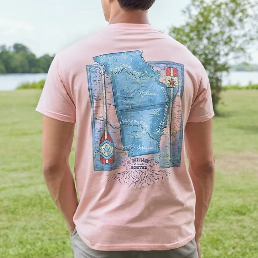 River Route Collection Tee - Arkansas & Missouri