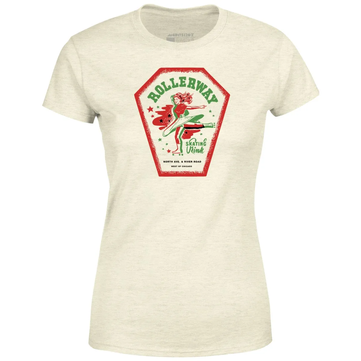Rollerway - Chicago, IL - Vintage Roller Rink - Women's T-Shirt