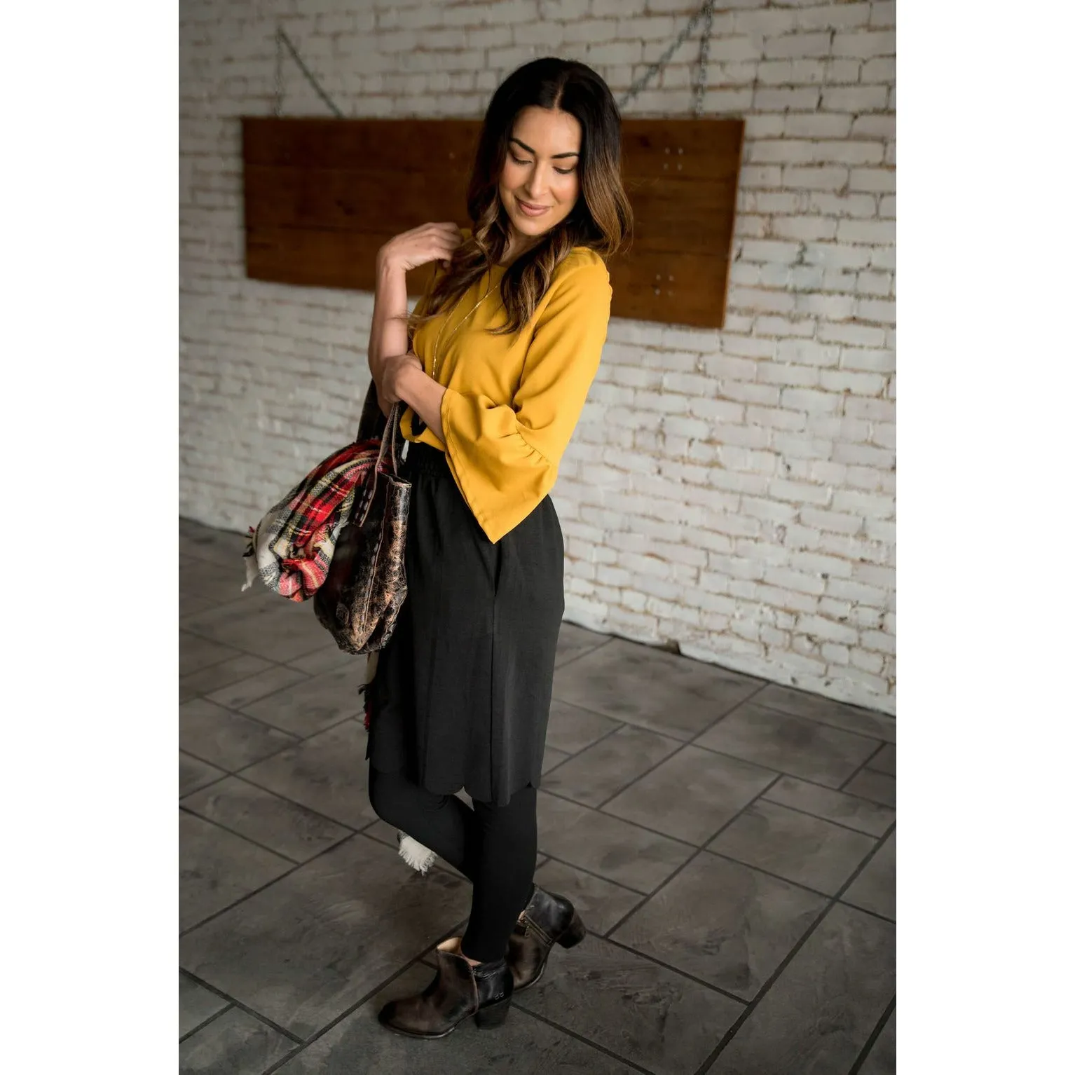 Scalloped Bottom Skirt
