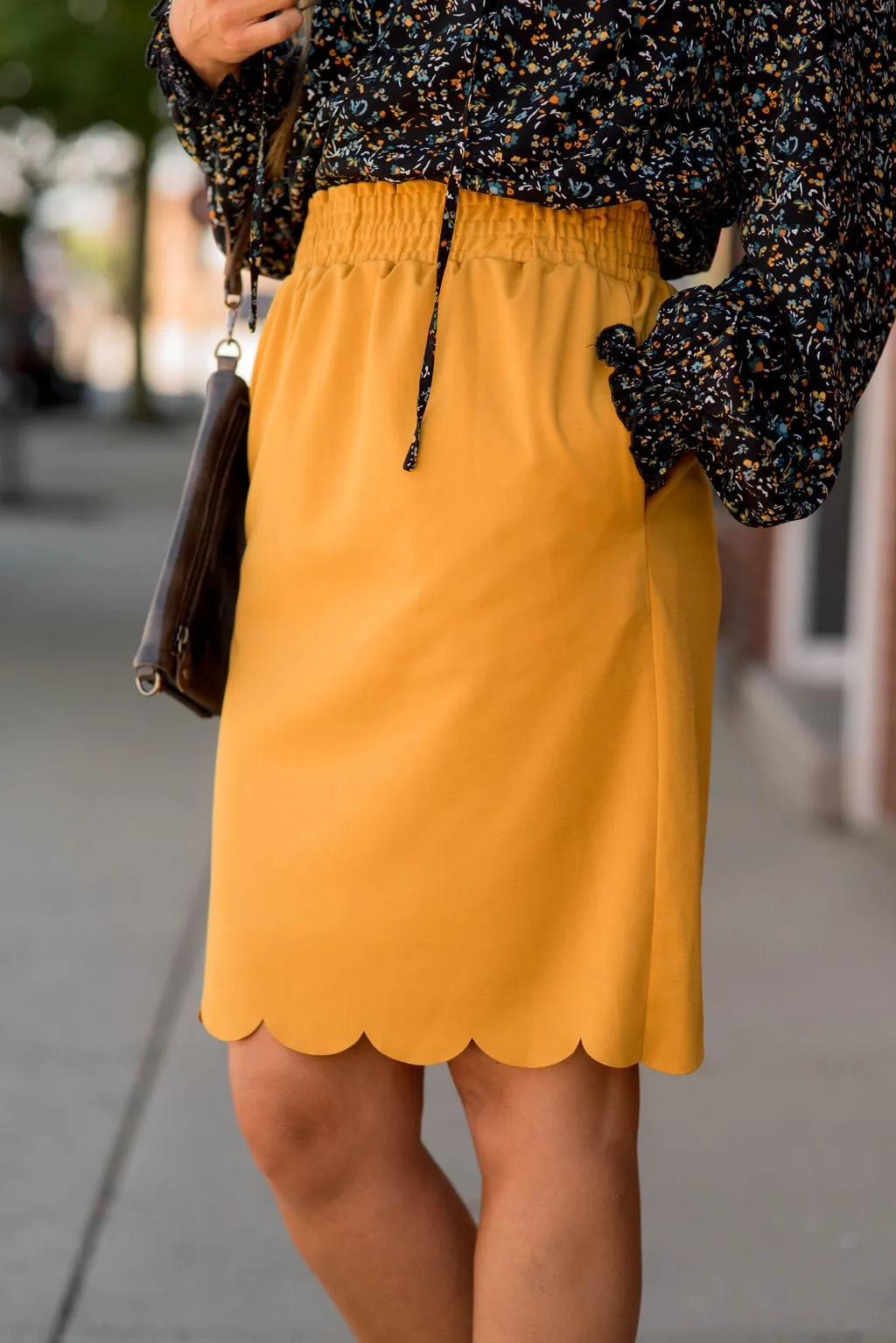 Scalloped Bottom Skirt