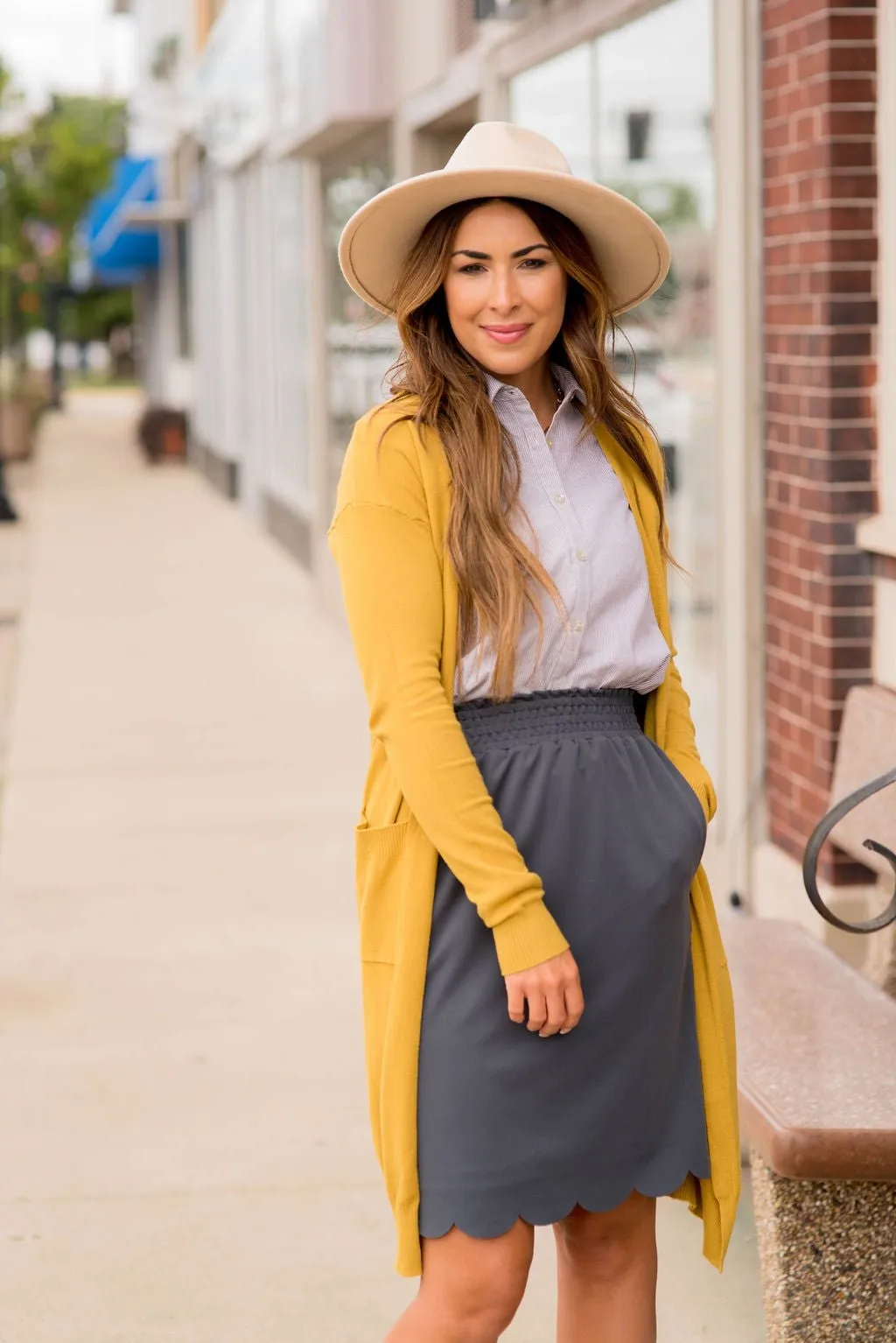 Scalloped Bottom Skirt