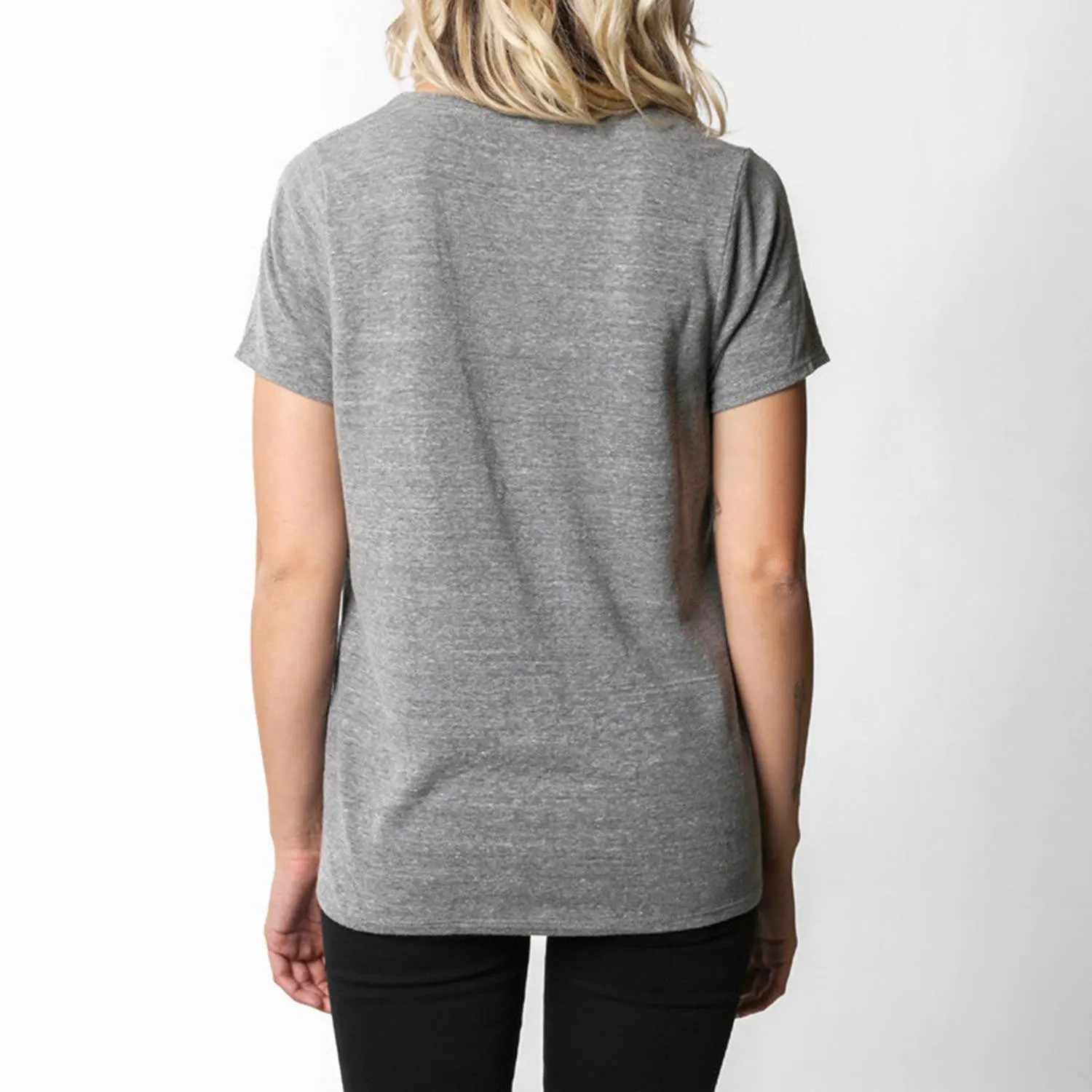 Scoop V Tee (Heather Grey)