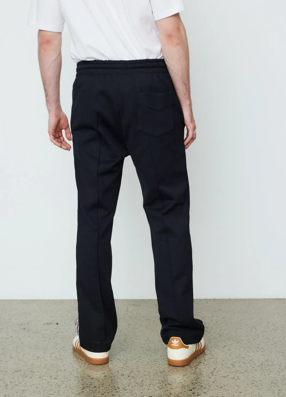 Side Stripe Track Pant Black