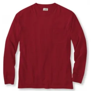 Sovereign USA 100% Cotton Long Sleeve Pocket Tee Closeout