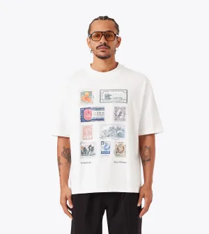 Stamps Lounge Tee Vintage White