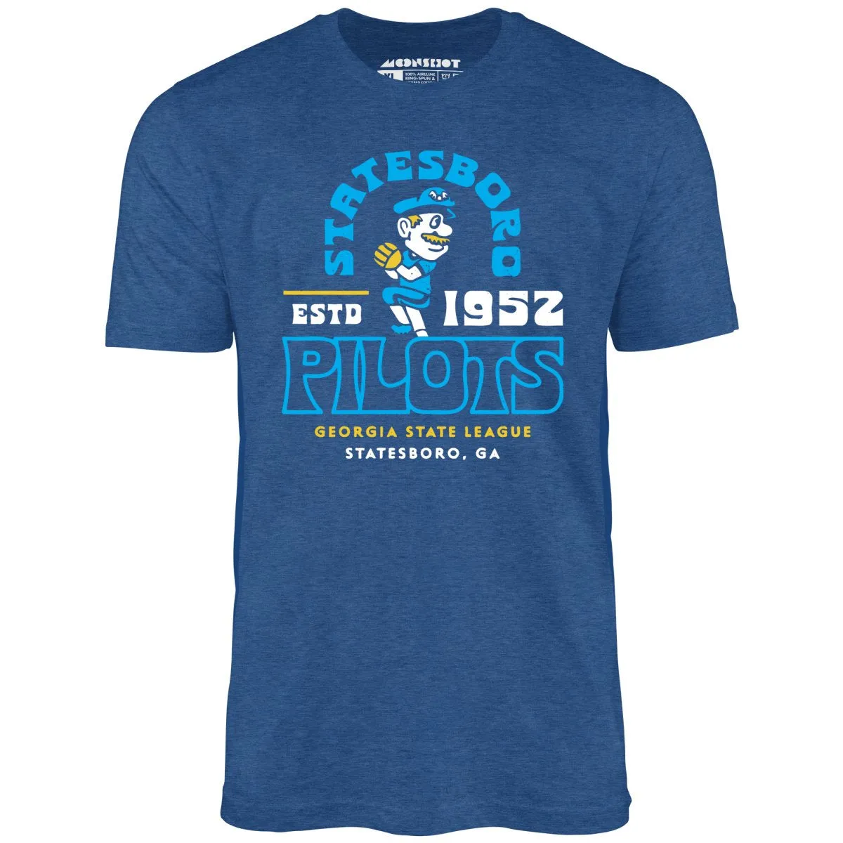 Statesboro Pilots - Georgia - Vintage Defunct Baseball Teams - Unisex T-Shirt