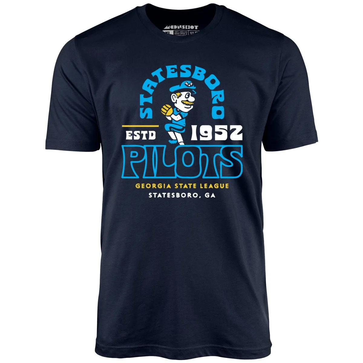 Statesboro Pilots - Georgia - Vintage Defunct Baseball Teams - Unisex T-Shirt